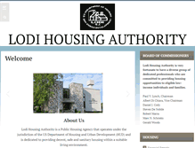 Tablet Screenshot of lodihousing.org